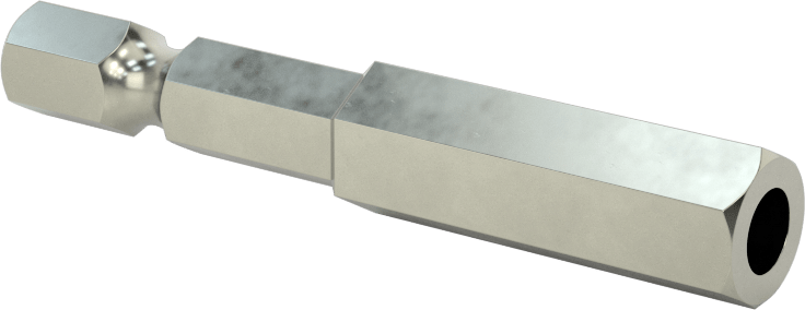 Kurcalanmaya Dayanıklı Altıgen Uç, Elektrikli Aletler için 1/4" Altıgen Şaft, 8 mm Altıgen Boyut
