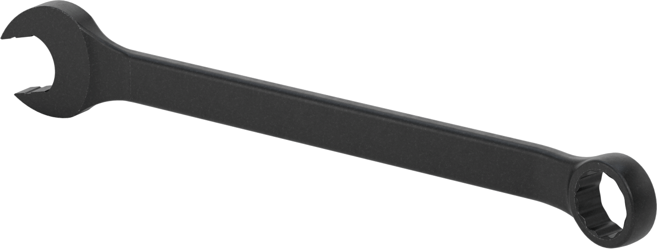 Siyah Oksit 12 Uçlu Açma Şekilli Kombinasyon Anahtarı, 1-5/8" Boyut, 21-1/2" Toplam Uzunluk