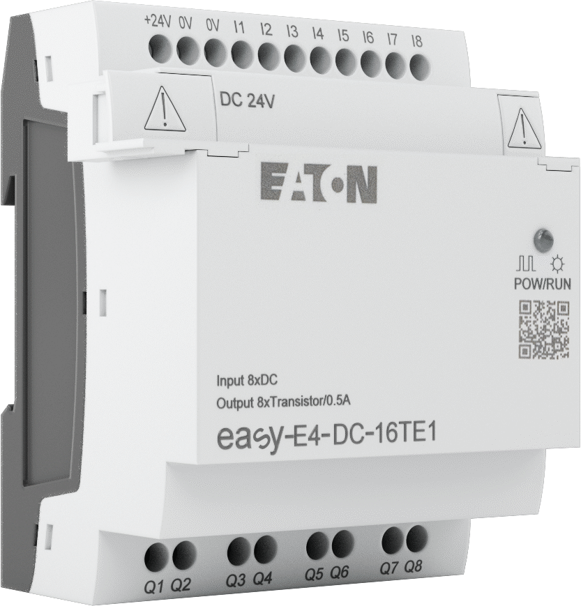 Eaton Easy E4 Serisi Kompakt PLC, Dijital Modül, 8 Transistör, 24V DC, Vida Terminalleri
