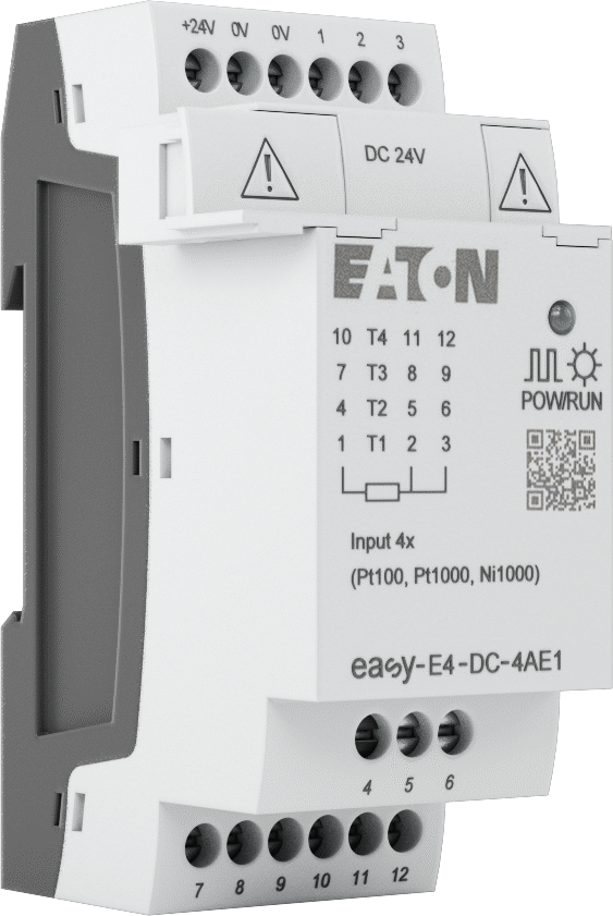 Eaton Easy E4 Serisi Kompakt PLC için Vidalı Terminalleri Olan Sıcaklık Prob Modülü