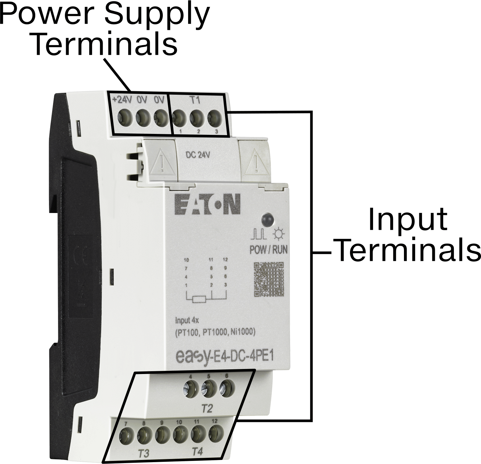 Eaton Easy E4 Serisi Kompakt PLC için Vidalı Terminalleri Olan Sıcaklık Prob Modülü