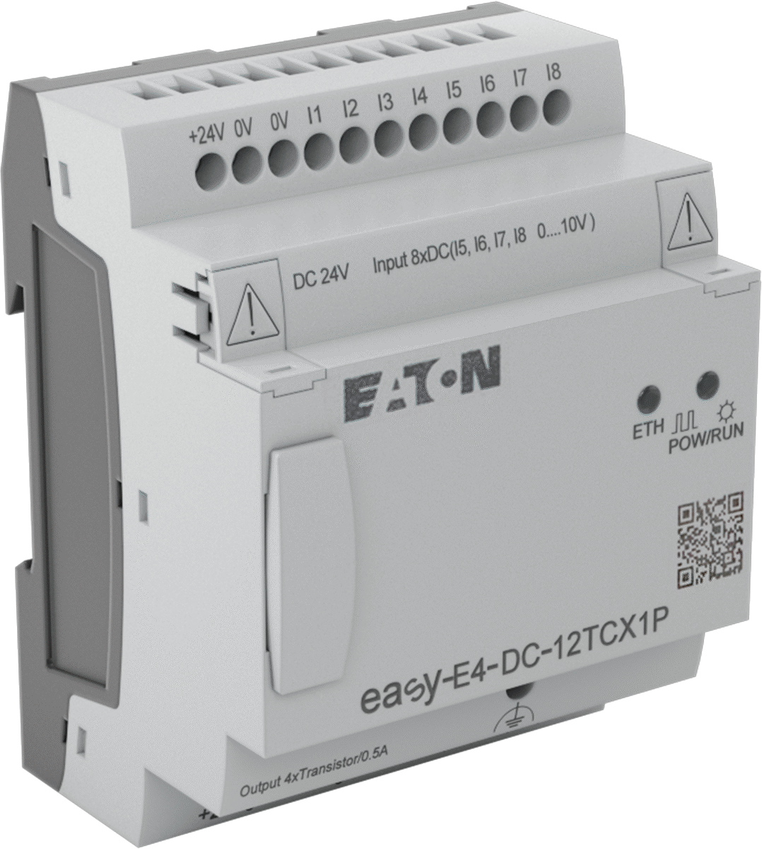 Eaton Easy E4 Serisi Kompakt PLC, 4 Transistör Çıkışı, 24V DC, Yaylı Kelepçe Terminalleri