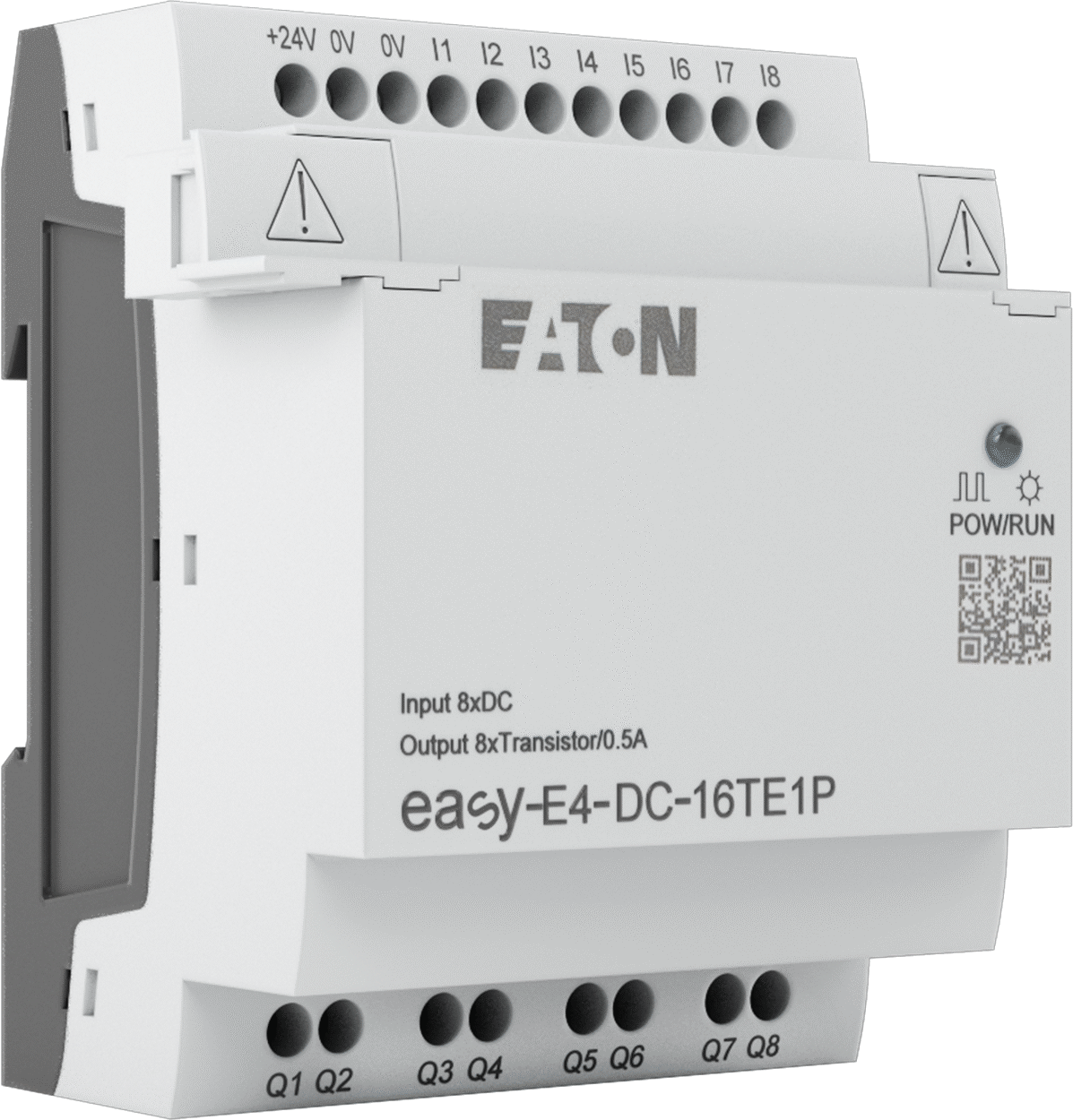 Eaton Easy E4 Serisi Kompakt PLC, Dijital Modül, 8 Transistör, 24VDC, Yaylı Kelepçe