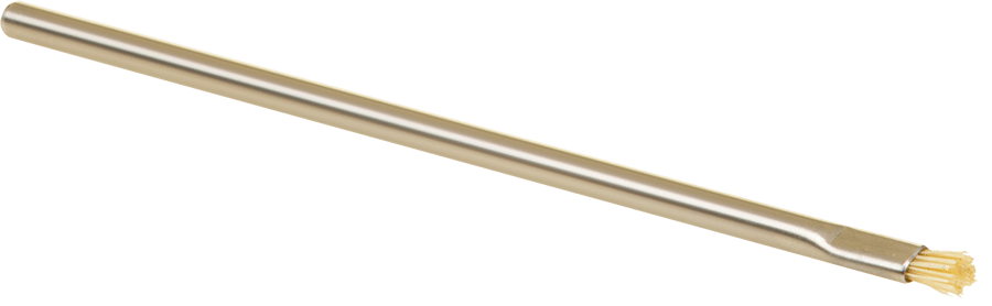 Talaş Fırçası El Fırçası, Domuz Kılı Fırça Kılları ile, 3/16" Genişlikte Fırça, 3-5/8" Toplam Uzunluk