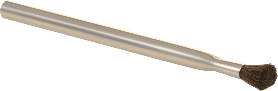 Talaş Fırçası El Fırçası, Keçi Kılı Fırça Kılları ile, 1/2" Genişlikte Fırça, 5-1/8" Toplam Uzunluk