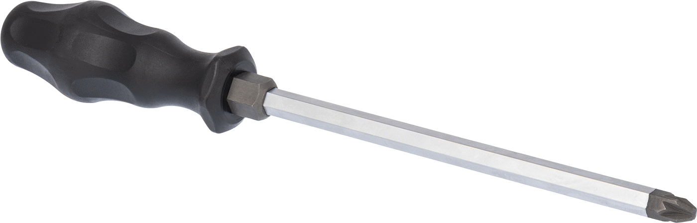 Çakılabilir Tornavida, 4 Numaralı Pozidriv®, 12-1/2" Toplam Uzunluk