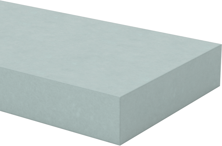 Yapısal FRP Fiberglas Şerit, 2 inç Genişlik x 96 inç Uzunluk, 1/2" Kalınlık
