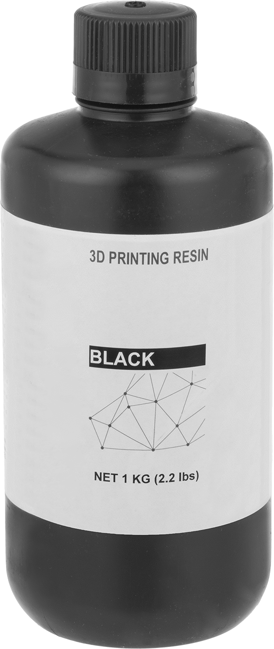 Yüksek Sıcaklık 3D Yazıcı Reçinesi, Siyah, 1000 g şişe