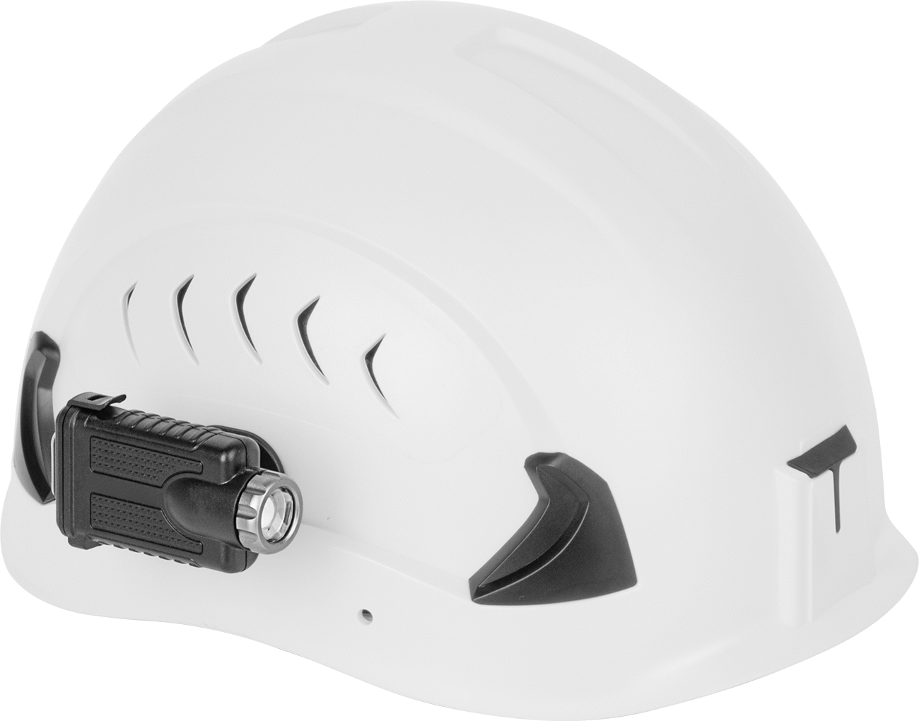 Clip-On Attachment for Slotted Brimless Hard Hats