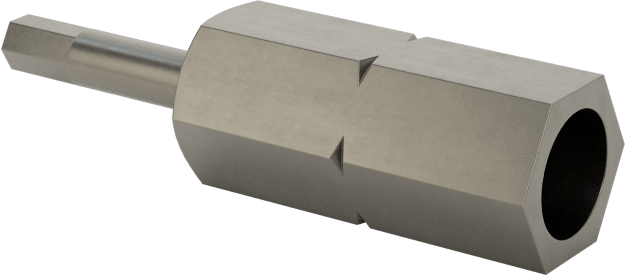 Kurcalanmaya Dayanıklı Altıgen Uç, 2 mm Boyut, 1/4" Altıgen Şaft Boyutu