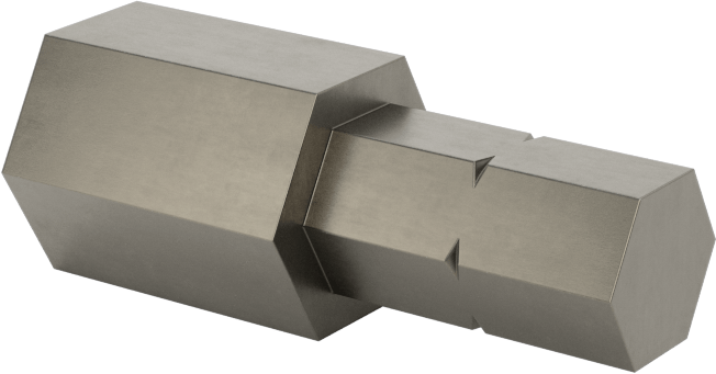 Kurcalamaya Dayanıklı 3/8" Altıgen Uç, 1/4" Altıgen Şaft