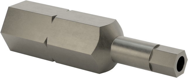 Kurcalanmaya Dayanıklı 3 mm Altıgen Uç, 1/4" Altıgen Şaft