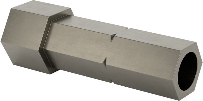 Kurcalanmaya Dayanıklı 8 mm Altıgen Uç, 1/4" Altıgen Şaft