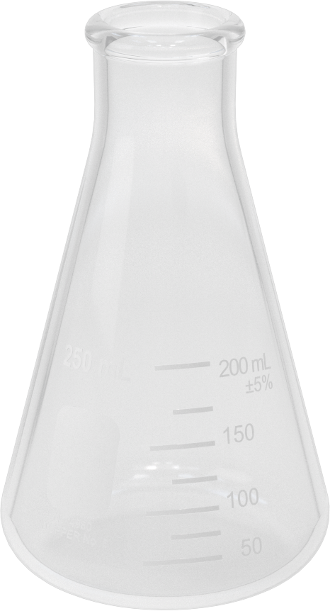 Cam Şişe, 8,5 FL oz/250 ml Kapasite, Dar Ağızlı