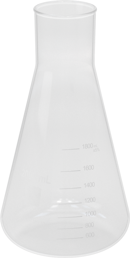 Cam Şişe, 68 FL oz/2000 ml Kapasite, Geniş Ağızlı