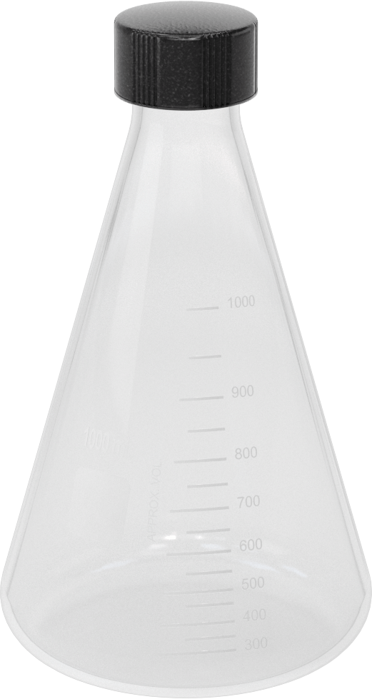 Cam Şişe, Kapaklı, 34 FL oz/1000 ml Kapasite