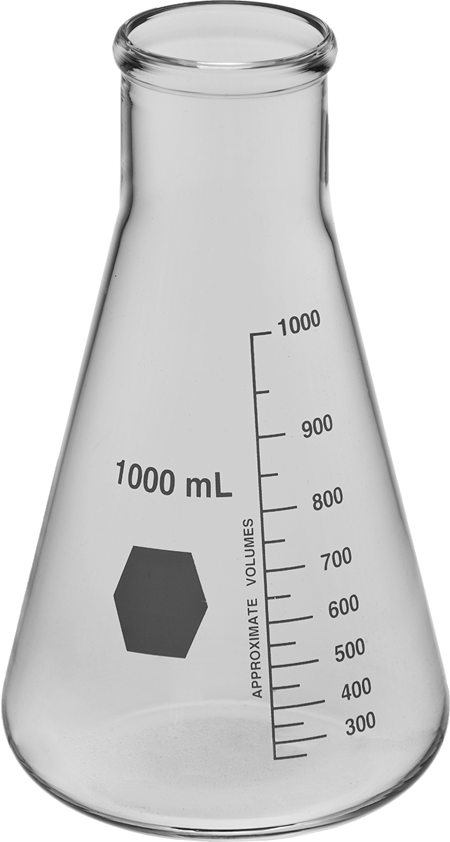 Cam Şişe, 34 FL oz/1000 ml Kapasite, Geniş Ağızlı