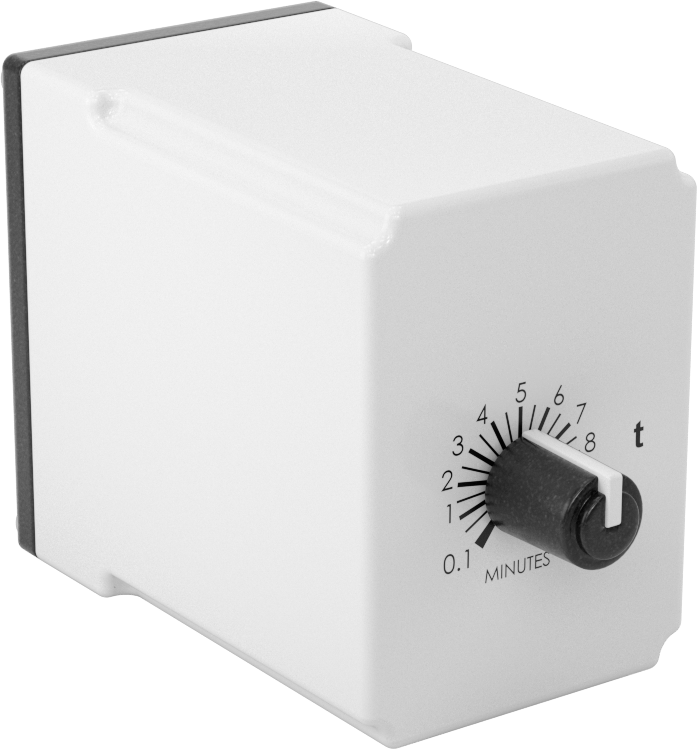 Terminalleri Olan Zamanlayıcı Röle, 8, Gecikmeli Çalıştırma, 120 V AC/DC Giriş, 0.1-10 Minutes