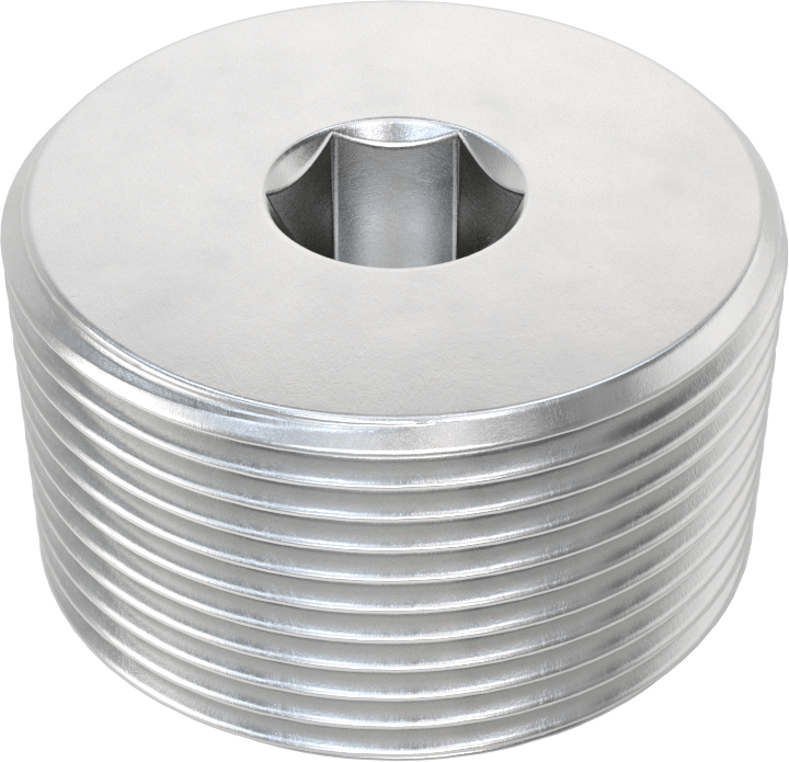 Muhafazalar için Dişli Tapa, 1-1/2 NPT