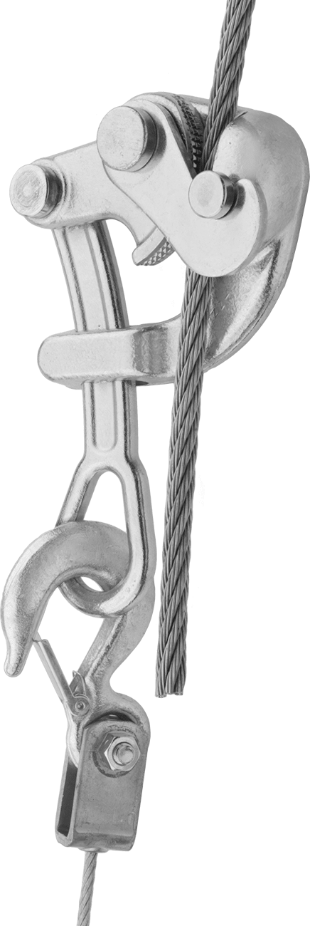 Tel ve Kablo Çekme Kelepçesi, 1/2“ ila 1” Çaplı Kablo için