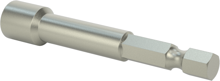Elektrikli Aletler için 1/4" Somun Sökücü Ucu, 2-5/8" Uzunluk
