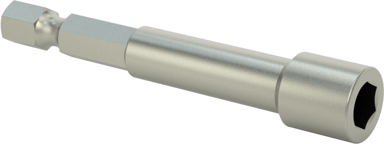 Elektrikli Aletler için 1/4" Somun Sökücü Ucu, 2-5/8" Uzunluk