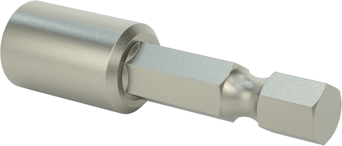 Elektrikli Aletler için 1/4" Somun Sökücü Ucu, 1-3/4" Uzunluk
