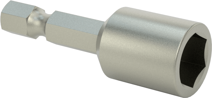 Elektrikli Aletler için 3/8" Somun Sökme Ucu, 1-3/4" Uzunluk