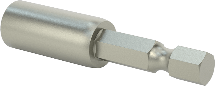 Ekstra Kavramalı 1/4" Somun Sökücü Ucu, 1-7/8" Toplam Uzunluk