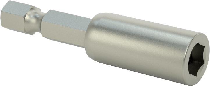 Ekstra Kavramalı 1/4" Somun Sökücü Ucu, 1-7/8" Toplam Uzunluk