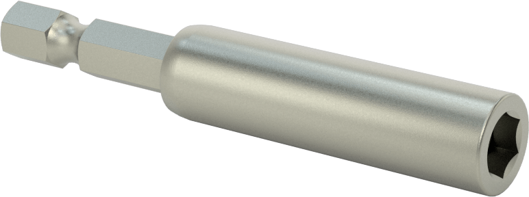 Ekstra Kavramalı 1/4" Somun Sökücü Ucu, 2-5/8" Toplam Uzunluk
