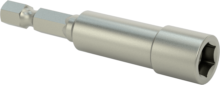 Ekstra Kavramalı 5/16" Somun Sökücü Ucu, 2-5/8" Toplam Uzunluk
