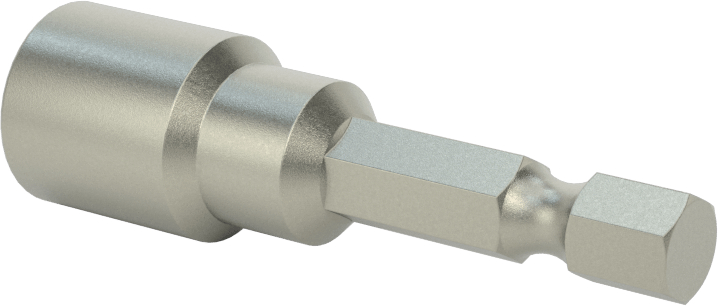 Ekstra Kavramalı 3/8" Somun Sökücü Ucu, 1-7/8" Toplam Uzunluk