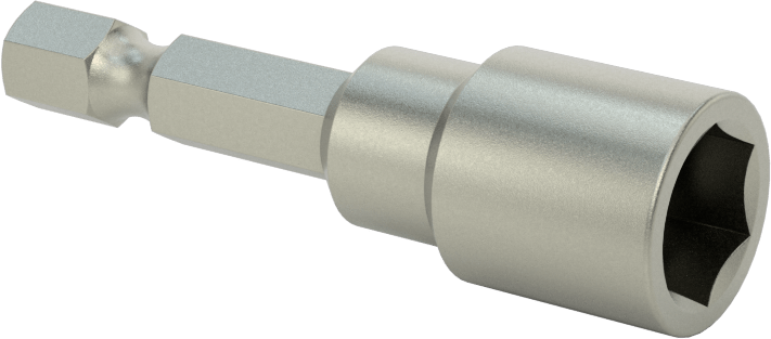 Ekstra Kavramalı 3/8" Somun Sökücü Ucu, 1-7/8" Toplam Uzunluk