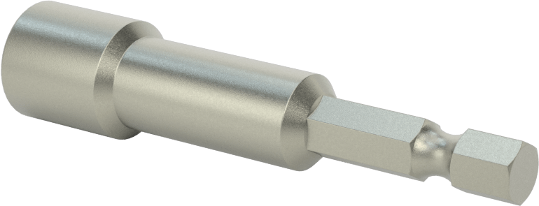 Ekstra Kavramalı 3/8" Somun Sökücü Ucu, 2-5/8" Toplam Uzunluk