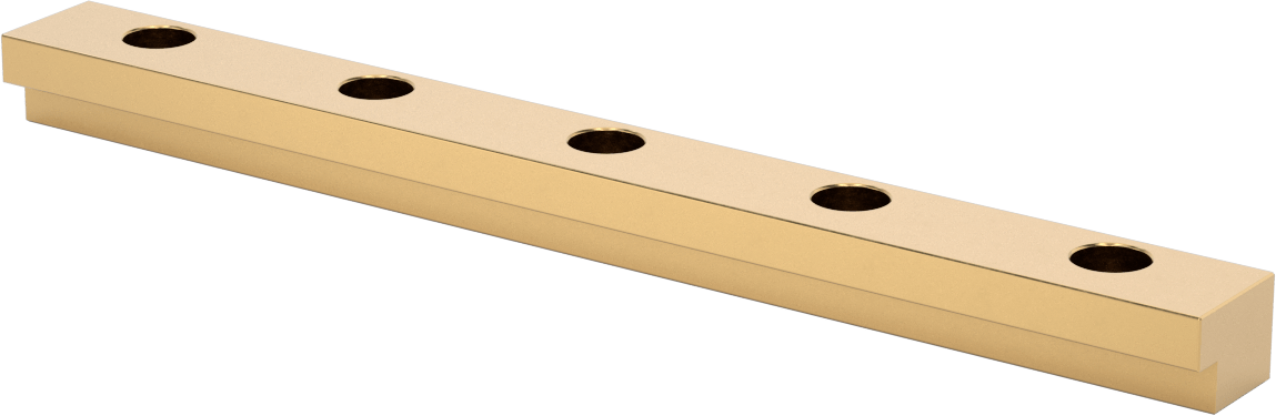 Gib, L-Şekilli Ray, 1" Genişlik, 10" Uzunluk