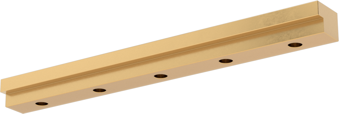 Gib, L-Şekilli Ray, 1" Genişlik, 10" Uzunluk