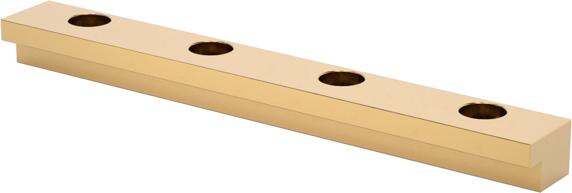Gib, L-Şekilli Ray, 1,25" Genişlik, 10" Uzunluk