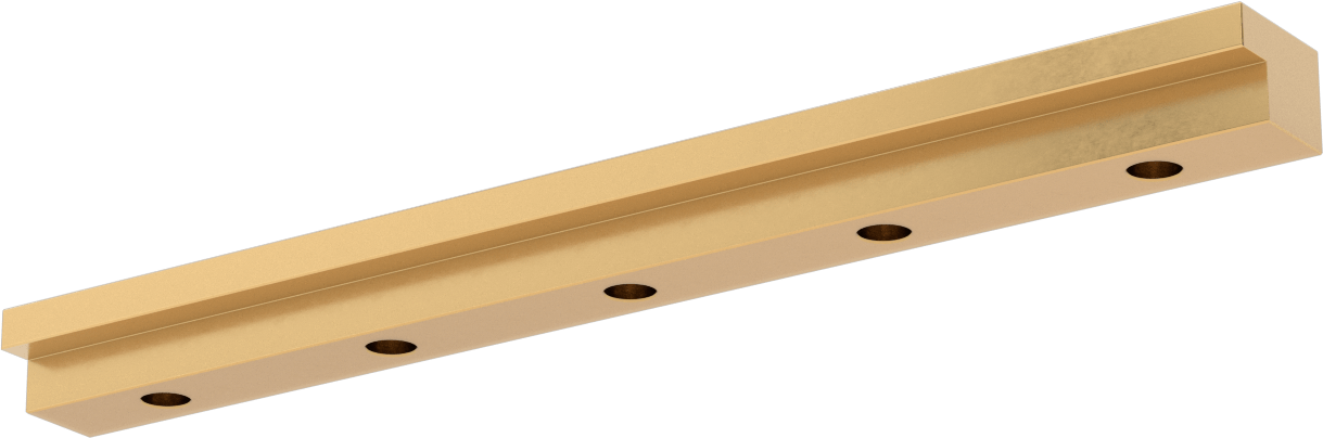 Gib, L-Şekilli Ray, 1,25" Genişlik, 12,5" Uzunluk