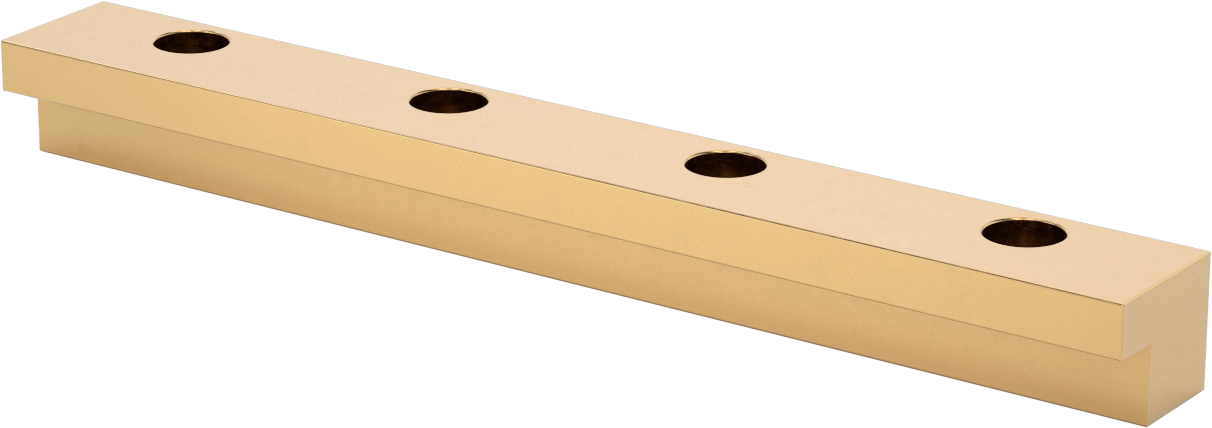 Gib, L-Şekilli Ray, 1,5" Genişlik, 12" Uzunluk