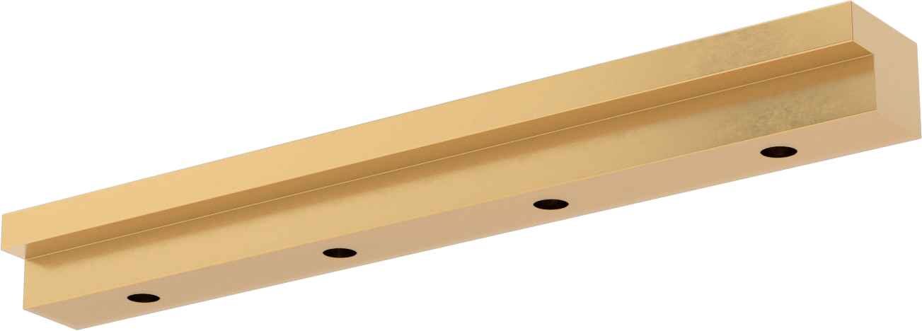 Gib, L-Şekilli Ray, 2 inç Genişlik, 16" Uzunluk