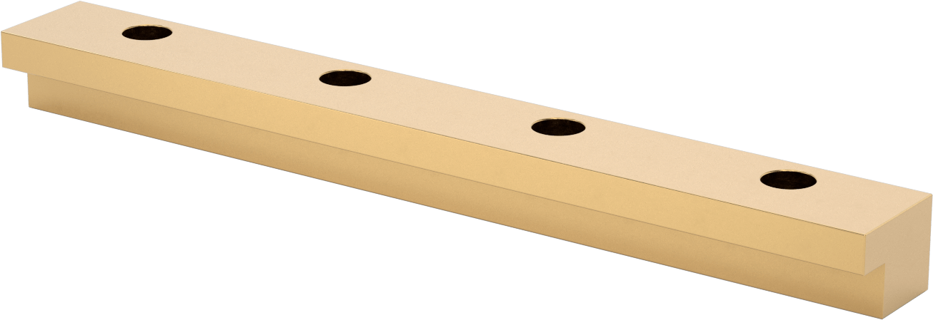 Gib, L-Şekilli Ray, 2 inç Genişlik, 16" Uzunluk