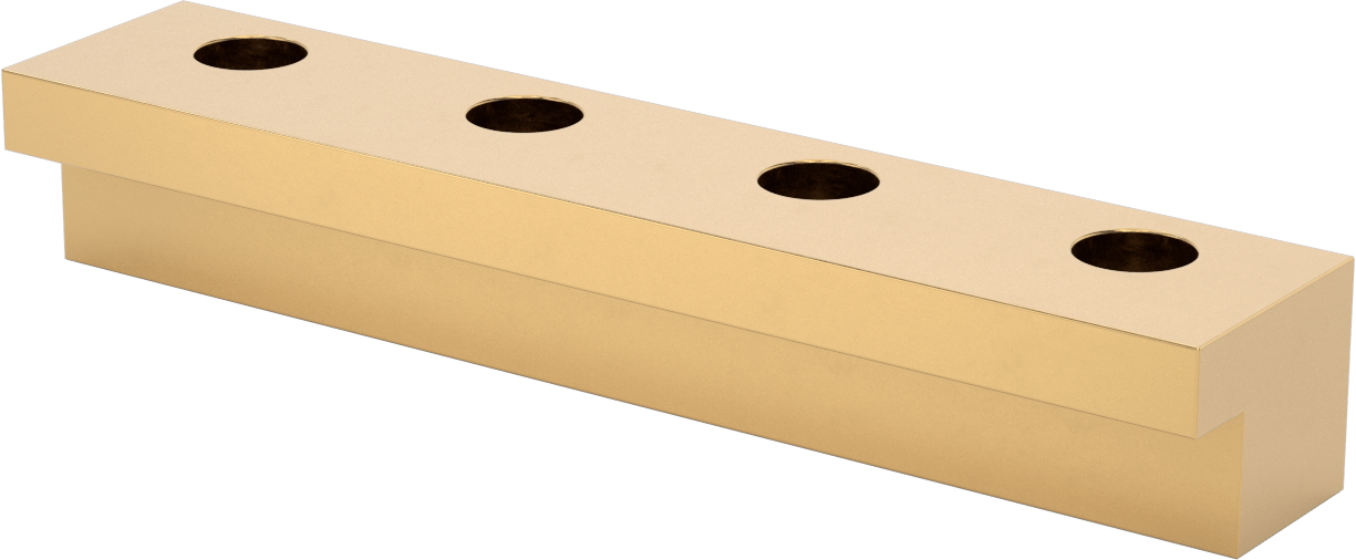 Gib, L-Şekilli Ray, 2,5" Genişlik, 12" Uzunluk
