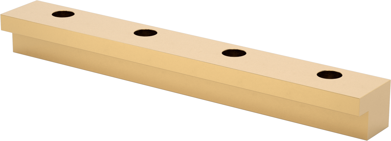 Gib, L-Şekilli Ray, 2,5" Genişlik, 18 inç Uzunluk