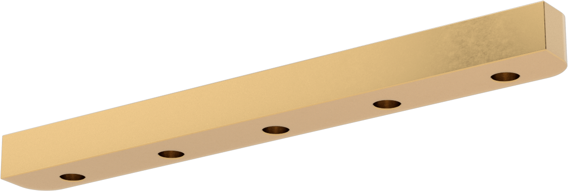 Gib, Kare Ray, 1" Genişlik, 10" Uzunluk