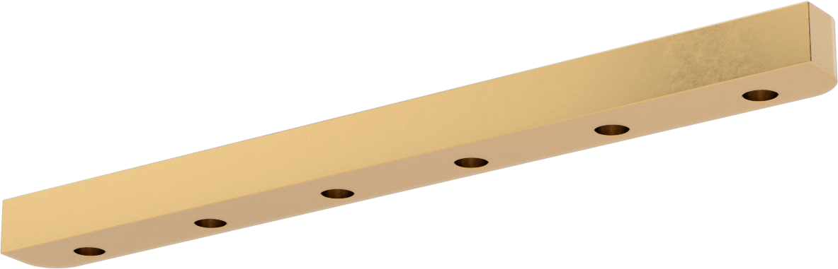 Gib, Kare Ray, 1" Genişlik, 12" Uzunluk