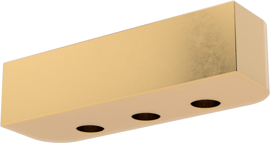 Gib, Kare Ray, 1,25" Genişlik, 4" Uzunluk