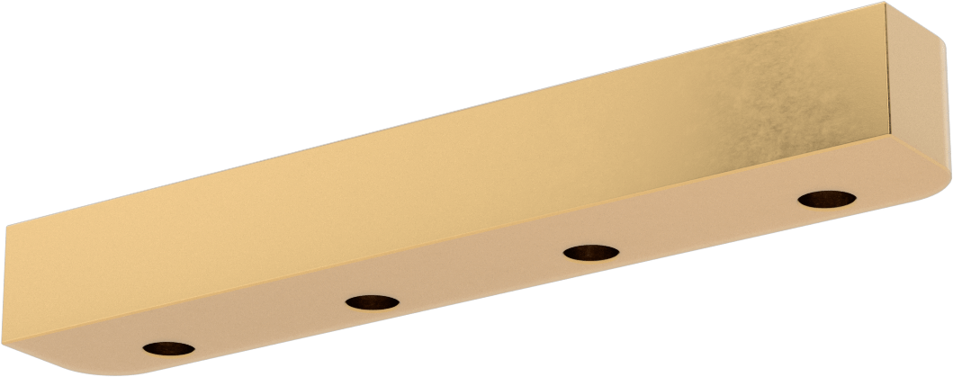 Gib, Kare Ray, 1,25" Genişlik, 8" Uzunluk
