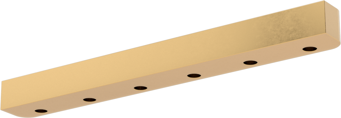 Gib, Kare Ray, 1,25" Genişlik, 12" Uzunluk