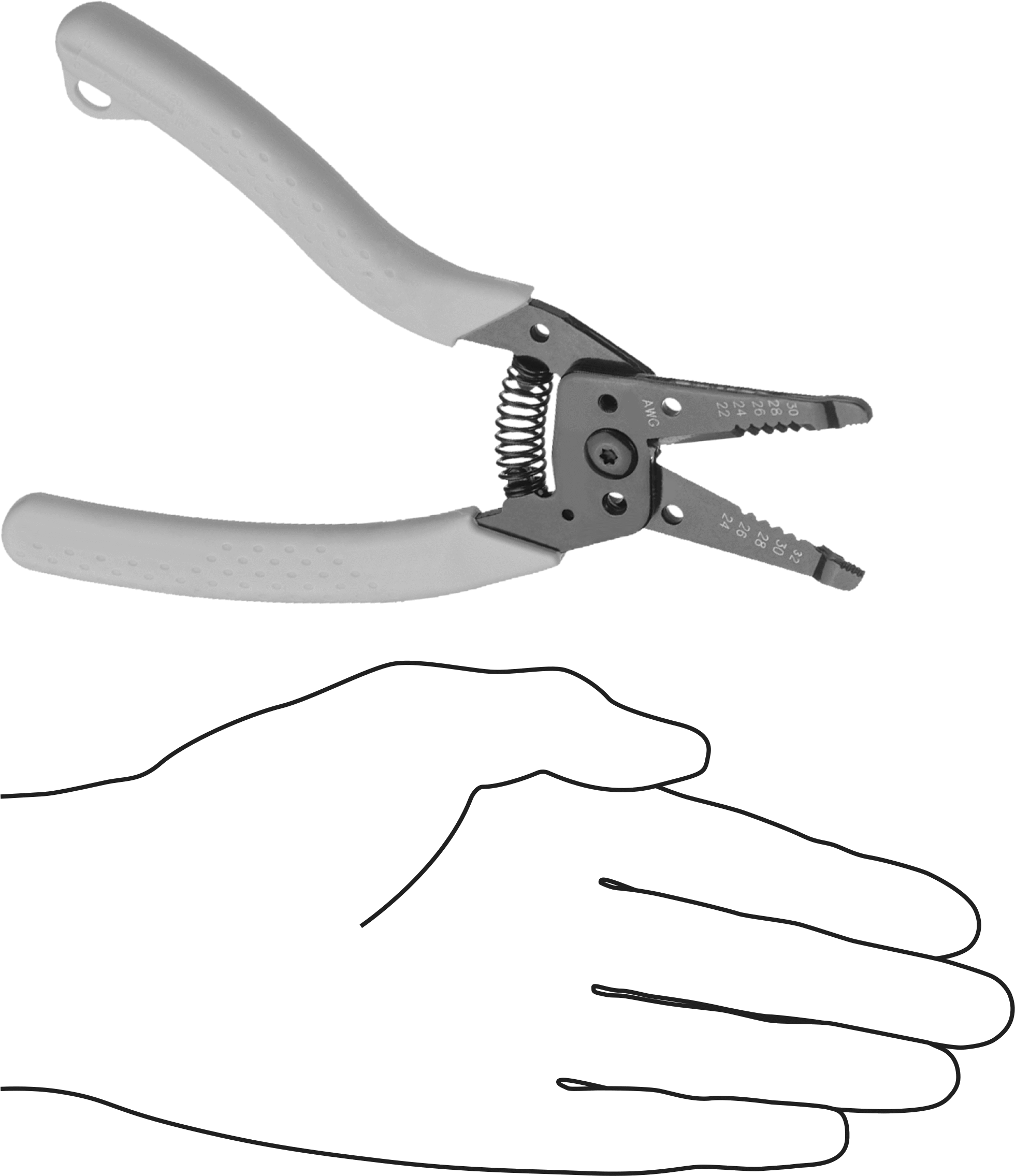 Elektrik Kablo Soyma Makinesi, Cıvata Kesici, 30-22 AWG Tek Damarlı ve 32-24 AWG Çok Damarlı